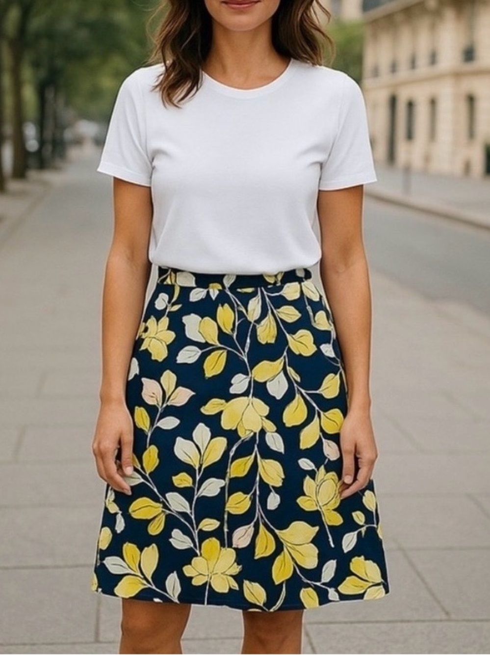 Talbots Floral A-Line Skirt – Size 6 | NWT | Fully Lined